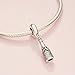Pandora Sparkling Wine Bottle Dangle Charm - Compatible Moments Bracelets - Jewelry for Women - Gift for Women in Your Life - Made with Sterling Silver, Cubic Zirconia & Enamel