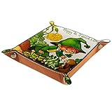 Schreibtischablage erweitert Größe: 8,07 x 8,07 Zoll, gefaltete Größe 5,7 x 5,7 x 1,18 Zoll, die Ablage ist groß genug, um Gegenstände wie Brillen, Uhren, Ringe, Schlüssel und Kleingeld sauber zu halten und auf einem Nachttisch zu halten