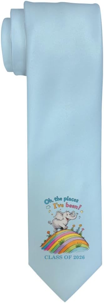 ThisWear Oh The Places I've Been Novelty Necktie