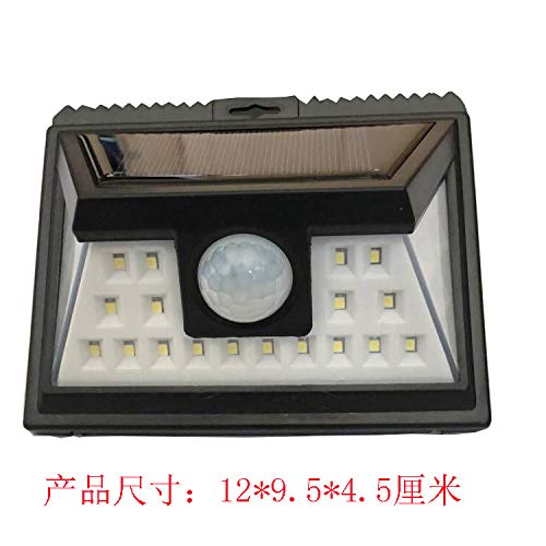 longer 20led Solaire Corps Humain Lampe À Induction Lampe À Induction Extérieure Lampe Murale Jardin Pelouse Lampe Murale Étanche