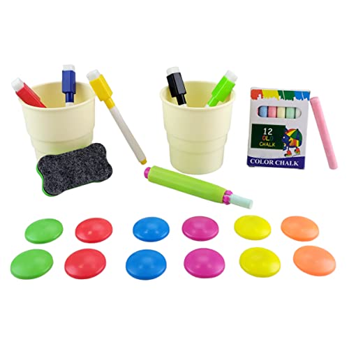 Lousa Magnética Infantil 3 Em 1 Quadro Branco e Negro