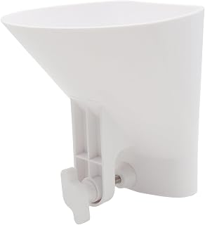 White Flour Funnel, 1 Pack | Kitchen Aid Accessories Mixer Attachments, Wide Mouth Pouring Chute, Baking Supplies, For Kitchen Aid Tilt-Head Mixer Bakers