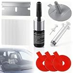 Windshield Repair Kit, DIY Chip & Crack Fix, Resin, Syringe & Curing Film
