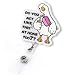 Do You Act Like This at Home Too Retractable Badge Reel, Funny Silly Goose Badge Reel for Nurse Nursing RN CNA LPN CMA Medical Worker & Teacher, Funny Nurses Week Gifts, Nurse Badge ID Holder for Work