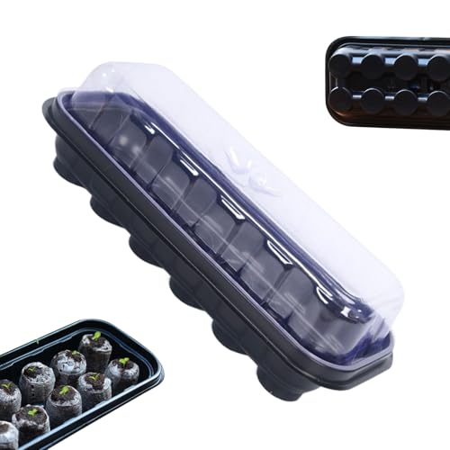 Generisch per piante riutilizzabile, accessorio da giardino trasparente, 2 in 1, per la crescita delle piante, per la propagazione, giardino, fattoria, semina invernale