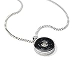 4ocean Osborne Reef Necklace - Removes 1 Pound of Ocean Plastic - 18″ Recycled Stainless Steel Chain & Tire Pendant - Unisex Eco-Friendly Jewelry - Supports Reef Restoration