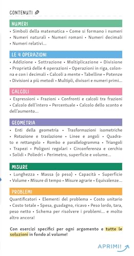 La mia amica matematica. Imparo i numeri e la geometria… per non sbagliarli più! - 4