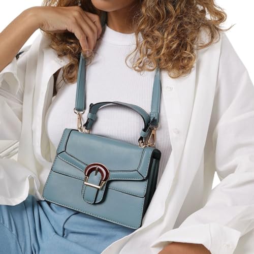 Bolsa Feminina Transversal Média com Alça de Mão Star Shop (AZUL)