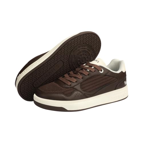 Image of Neeman's Remix Modish Sneakers for Men & Women | Retro Inspired Y2K Streetwear Unisex Casual Shoes | Breathable Knit Upper with Dual Density Cushioning | Lightweight Comfortable Lace- Up Footwear