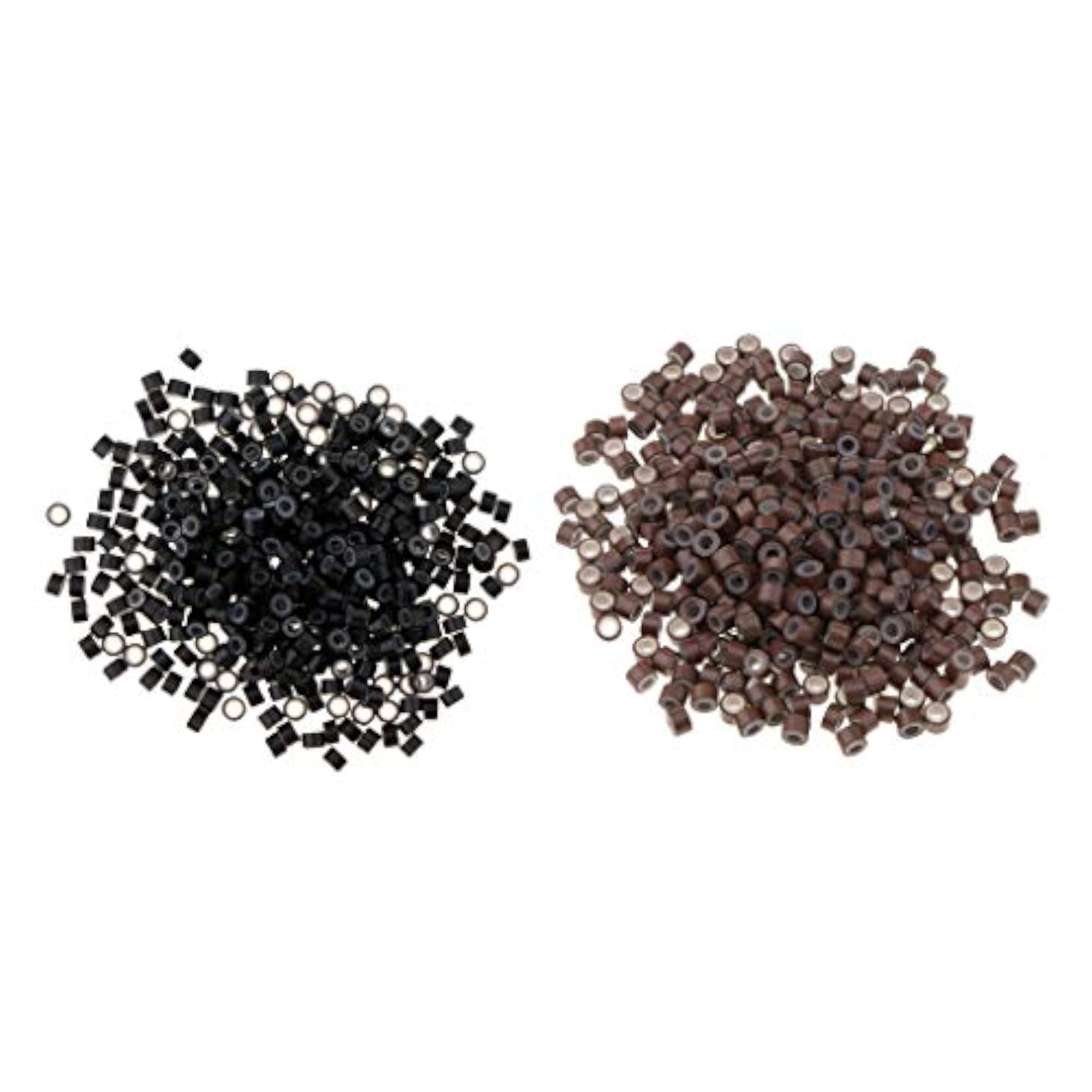 Silicone Lined Micro Beads for Hair Extensions