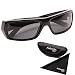 Polaryte HD Vision Polarized Sunglasses For Men Women Driving Sports Golf UV Protection Black