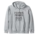 Disfraz de Xilófono/prisionero para Halloween Sudadera con Capucha