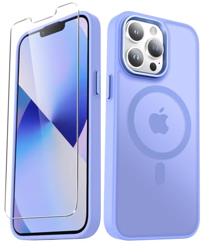 Image of for iPhone 13 Pro Max Case, Matte Magnetic Phone Case, Lavender Purple