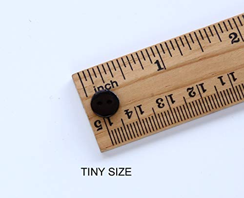 Ganssia 11/32 Inch (9Mm) Very Small Buttons Tiny Size Sewing Flatback Resin Buttons 10 Colors Multi-Colored Pack Of 750 With Box #TOP7