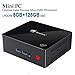 Produktbild Beelink Mini PC mit Windows 10, LPDDR4 8GB / 128GB SSD, Dual WiFi 2.4/5.8GHz, 4K, H.265, Gigabit Ethernet, BT 4.0, Dual HDMI schwarz X55, Gemini Lake Pentium Silver J5005, 8+128G X55