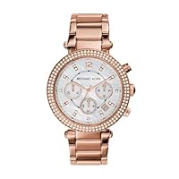 Michael Kors Women's Parker Analogue Watch, MK5491, Rose Gold, 39 mm