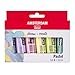 Produktbild Amsterdam Standard Series Acrylfarben Pastell Set, 6 x 20 ml, Satin-Finish, Wasserbasiert, Geruchlos, Nachhaltige und Umweltfreundliche Verpackung