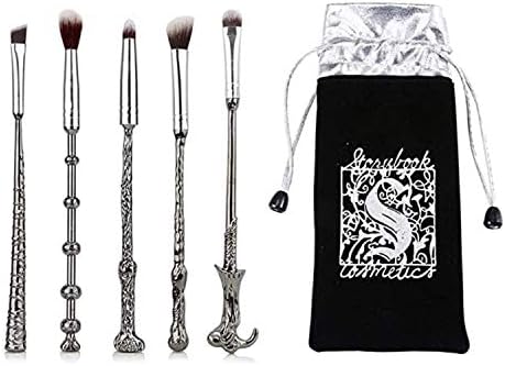 Gifts Wi-zard Wand Makeup Brushes 5 PCS Makeup Brush Set for Foundation Blending Blush Concealer Eyebrow Face Powder