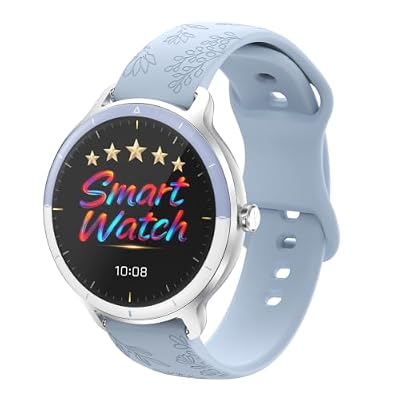 PROTKPETS Premium Smart Watch Women, 1.27" HD AMOLED, 2Hr Charge/7-Day Battery, Answer/Make Call, Heart Rate/Sleep/SpO2, 110+ Sports, IP68 Waterproof, Android iOS