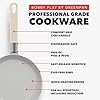 GreenPan x Bobby Flay 13 Piece Nonstick Cookware Pots and Pans Set, PFAS-Free Diamond Ceramic, Induction Suitable, Easy Clean Dishwasher & Oven Safe, Stay-Cool Silicone Handles, Glass Lids, Cream #2