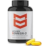 MTN OPS Omega 3 Fish Oil Supplement, 1000mg Fatty Acid Softgels for Healthy Heart, Joint & Bone Health, 30 Servings
