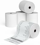 Jayard Thermal Paper Roll 2-1/4'' X 85' ft, 5 Rolls BPA Free Receipt Paper, 2.25 x 85 ft Thermal Printer Paper Fits Most Credit Card Terminals