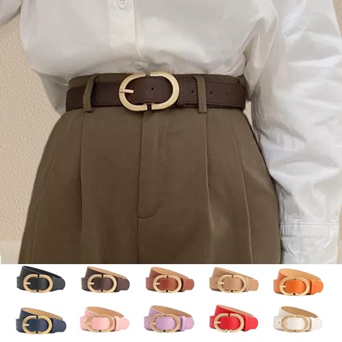 Women AllMatching Belt For Daily Wear Fashion Metal Buckle Waistband Pin Buckle Belt For Jeans Pants Female Waiststrap2