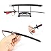 DIYOOHOMY Anime Sword Keychains Mini Japanese Katana Samurai Key Chain Tiny Weapon Fans Gift