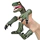 Dinosaurier Fingerpuppe, 5 STK Mini Gummi Tier Fingerpuppen, Cartoon kleine Handpuppe Spielzeug, Spielhandschuh für Kinder, Dinosaurier Spielzeug Tier Handpuppen, Fingerpuppen Set