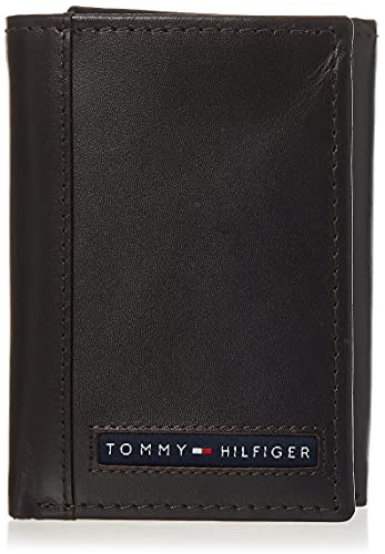 Tommy Hilfiger Men's Leather Cambridge Trifold Wallet