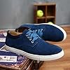 Clearance Mens Suede Lace up Shoes Classic Boat Shoes Low Top Fashion Sneaker Stylish and Comfortable Casual Skate Shoe Footwear Sale Size 10 A0_Blue #1