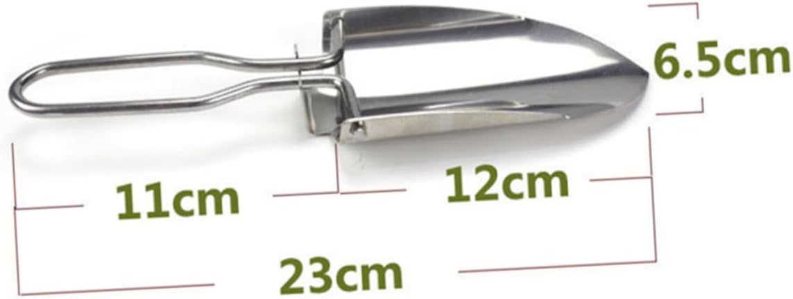 Mini Camping Shovel Non-Slip Handle Chrome Shovel for Outdoor Use Military Style Entrenching Tool