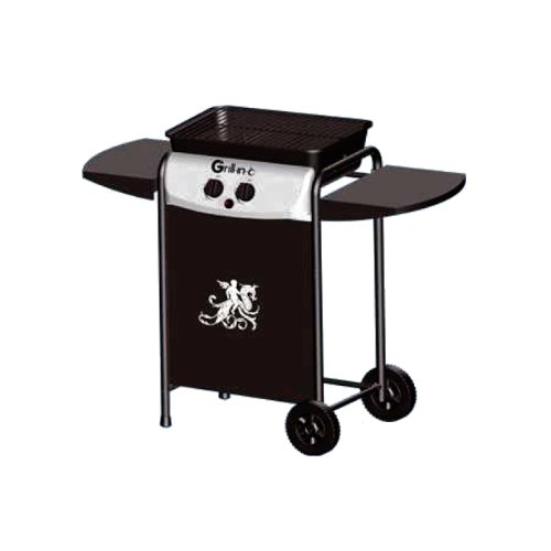 Barbecue a gas con griglia a pietra lavica cm 109x48x111