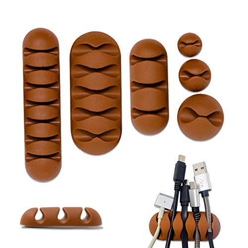 Desk Cable Management Cable Clips I 6 Different Pieces Cord Organizer Cable...