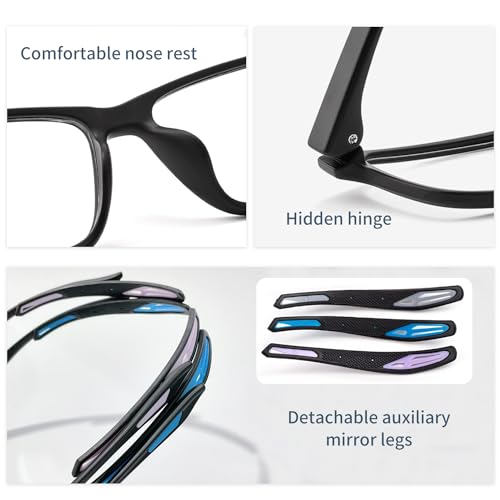 SooGree Racquetball Goggles Sports Goggles Safety Glasses for Pickleball Basketball Football Eyewear Anti Shock Absorption