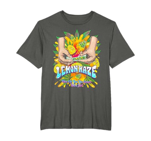 Lemon Haze Cannabis Marihuana T-Shirt