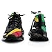 Paisley Saint Kitts and Nevis Flag Printed Men's Sneaker Funny Lightweight Running Shoe Tennis Shoes for Men 8women/6men（EUR39）