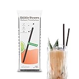 Alternativa perfecta: a diferencia de las pajitas reutilizables de acero inoxidable, bambú, aluminio y vidrio o pajitas desechables como plástico, silicona o papel, obtendrás una experiencia exclusiva de beber sin mala conciencia y una limpieza laboriosa.