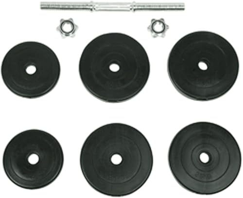 Vista 2 de Juego de mancuernas de 9 piezas de 33.1 libras, juego de mancuernas ajustables para hombres y mujeres, entrenamiento de fuerza, gimnasio en casa