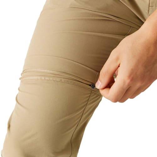Regatta Men's Leesville II Zip Off Walking Trousers Beige - Image 8