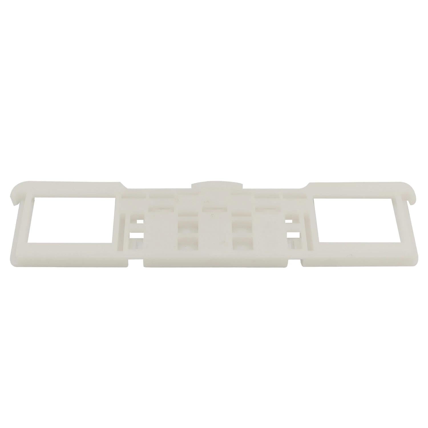 Universal Toilet Seat Hinge Bolt Screw Plastic for Toilet Seat Mounting Hardware Replacement Parts with Soft Close Hinges and Fixing Bolts Kit White Dampers Spacers (Board 207mm)