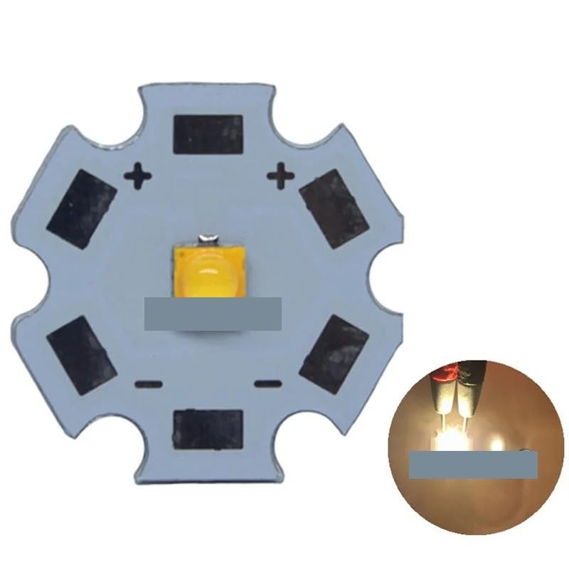 Chips LED azul de 450nm para acuarios y proyectos personalizados con placa PCB de 20mm 4