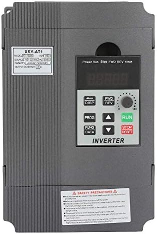 VFD Inverter 220V 1.5kW,AT1-1500S Variable Frequency Drive,single phase to 3-phase Professional Universal VFD Drive Controller Inverter,for Motor Speed Control