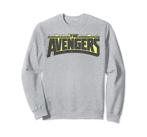 Sweatshirt Marvel The Avengers avec logo enflammé pour fan de pop culture