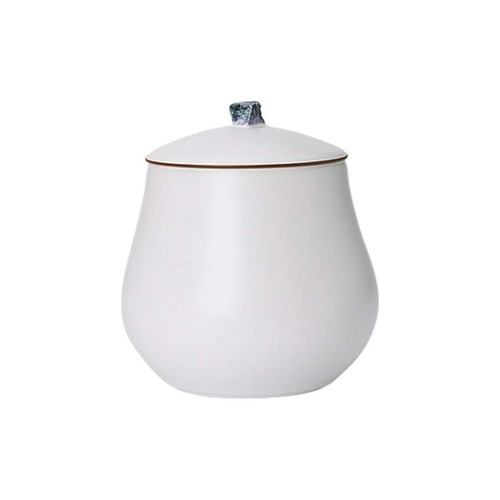 ZHAOZHAO Urna funeraria blanca con cuadro conmemorativo y gran capacidad para cenizas