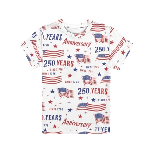 Image of Kids Graphic T-Shirt Boys Girls Novelty Tees Top Short Sleeve Shirts Summer Blouses 3-16