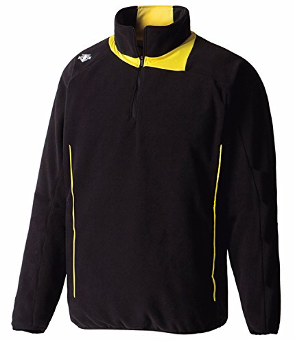 DESCENTE(デサント) 野球 ジュニア フリースジャケット DBX-2460JB ブラック×イエロー(BLK) 140
