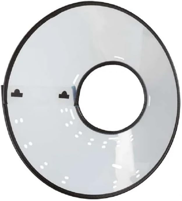 Elizabethan Dog and Cat Collars Recovery Vet Chewing Healthy Behavior Cone of Shame (Clear, Vet Set - All 5 Sizes)