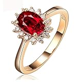 ♥ ECHTSCHMUCK EHERINGE ROTGOLD 750: 18 Karat (750) Rotgold, Hypoallergen und Nickelfrei;