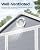 NOVIRE 6x4.5 Large Outdoor Storage Shed with Floor, Spacious Tool Shed for Lawn Mower, Bike, and Patio Furniture, Includes Lockable Door and Ventilation, Polypropylene Resin, Arctic Light Gray